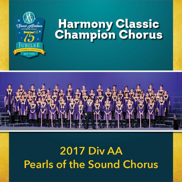 Division AA Champion Pearls of the Sound Chorus