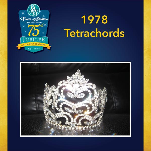 Take a closer look at the 1978 crown, worn by Tetrachords.