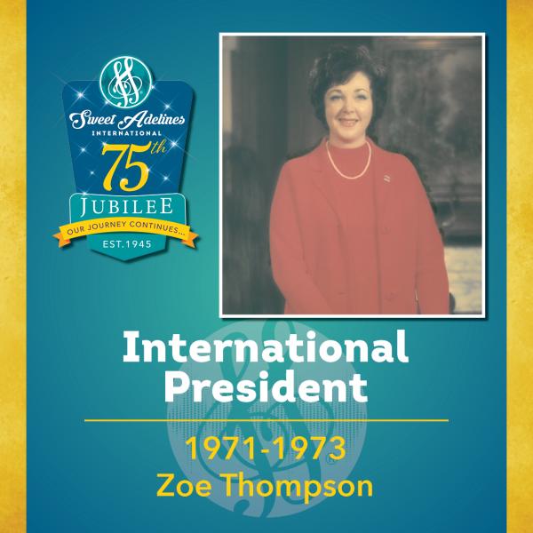 Zoe Thompson 1971-1973