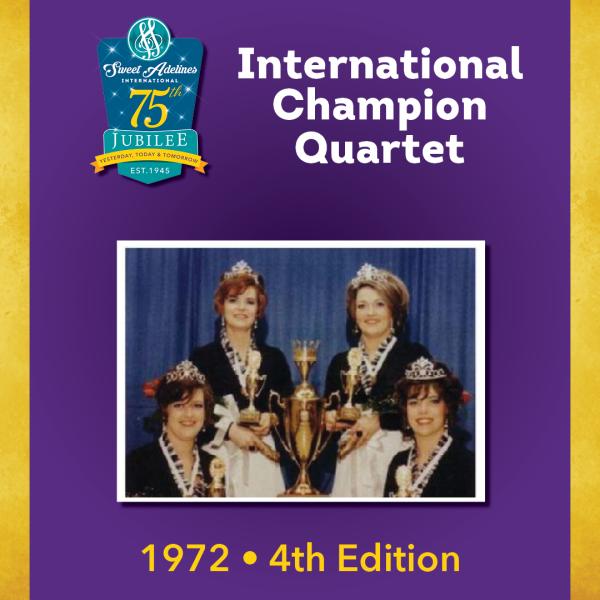 4th Edition, 1972 Champion Quartet