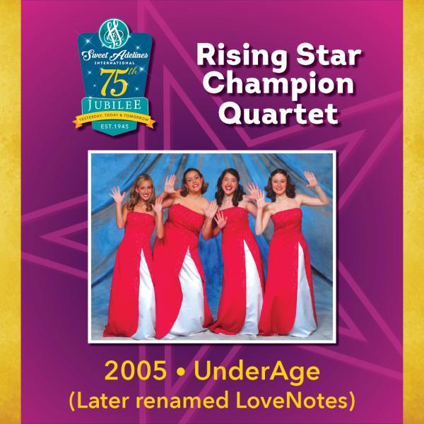 UnderAge, 2005 Rising Star Champions
