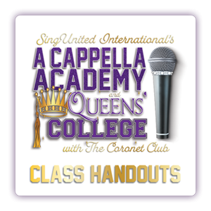 Event Class Handouts and Learning Materials