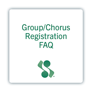 Group/Chorus Registration FAQ