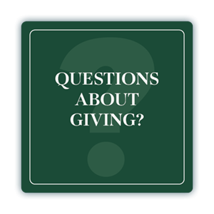 questions about giving?